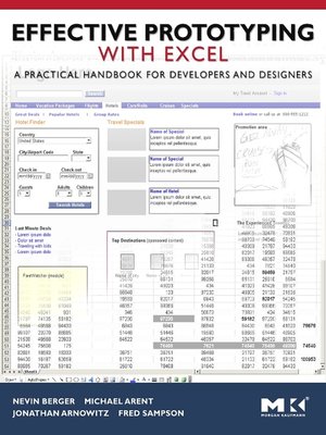 cover image of Effective Prototyping with Excel